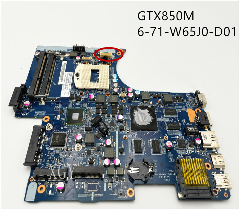 GTX850M 6-77-W650SJ00-D01 PARA Hasee PARA Clevo W..